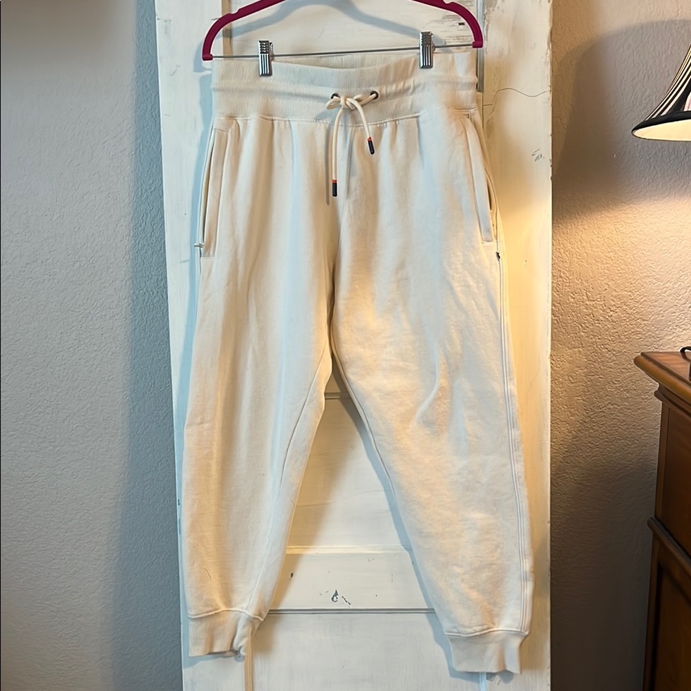 Cream Jogger Pants